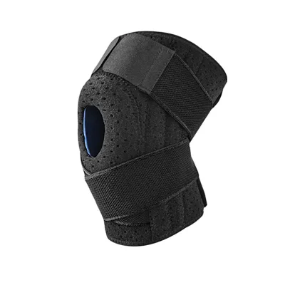Durable Non-Slip Protective Knitted Elastic Breathable Gym Sports Knee Pads Fitness Safety Equipment