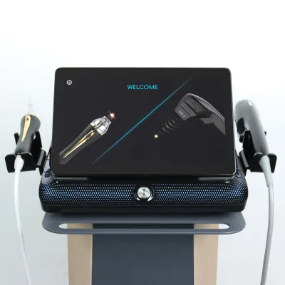 2 in 1 Ultralift Dual Hifu-machine Smas Lifting Skin Tightening Fractional Radio-frequency Micro-needle Acne Scars Removal