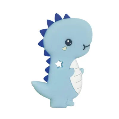 Dinosaur Teether Silicone Baby Teether for Baby Teething Time
