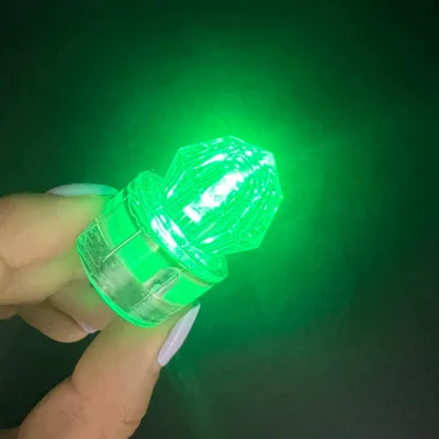 LED Fishing Light Deep Drop Submersible Diamond Shape Flashing Light Attract Fish Light