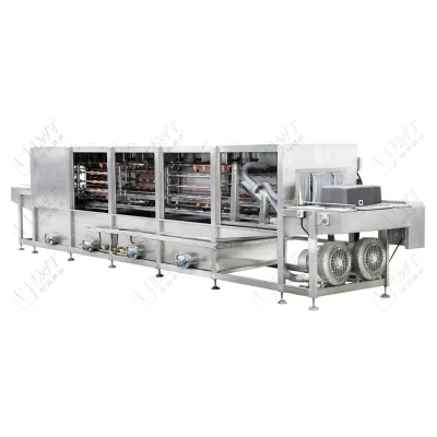 LWT Poultry and Egg Products Culture Plant Stainless Steel Crate Washing Machine for Basket Tray