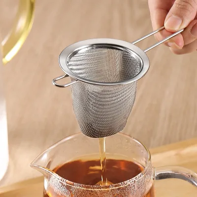 304 Stainless Steel Mesh Tea Strainer, Tea Filter for Filtering Tea Leaves,separating Tea Leaves From the Tea Infusion.