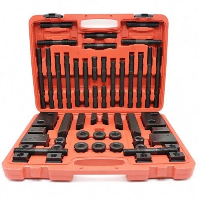 ANDUUK Machine Tools 52/58pcs M12 Clamping Kit Set 14mm T Nuts CK12 Steel Clamping Kits Mounting Kits for Wood-working Machines