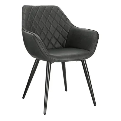Woven Armchairs Classic Nordic Velvet Dining Room Chairs Modern Leather Dining Chair