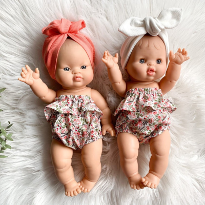 One Piece off Shoulder Floral Jumpsuit 18inch Doll Clothes Girl Doll Clothes for Dolls