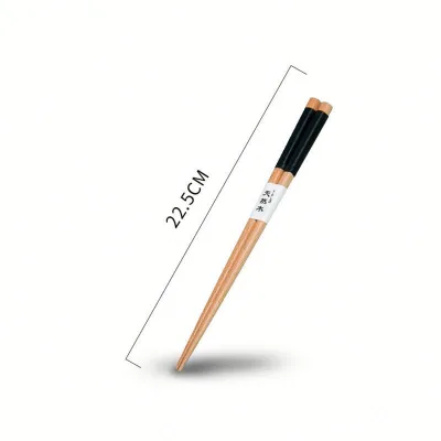 Bulk Buy Cheap Custom Japanese Korean Reusable square Bamboo Beech Wooden Sushi Chopsticks Prices