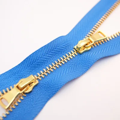 Factory Custom Two-Way 4# Metal Zipper for Clothes Sustainable Features Favorable Price