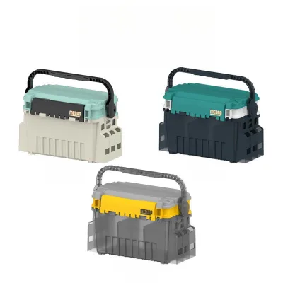Hot Fishing Tackle Box 20l/28l Multifunction Fishing Storage Tackle Boxes Seat Fishing Tool Box Large Capacity Portable Place Ro