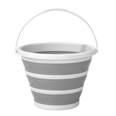 Home Cleaning Plastic Kitchen Strainer Set Colander 10L Portable Camping Washing Folding Bucket