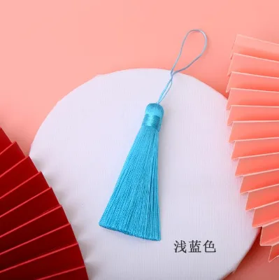 Wholesale 5cm Fat Tassel Silk Tassel Fringe Pendant Tassel Trim Decor Key Tassels DIY Craft Jewelry Making Curtains Home Decor