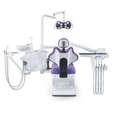 Ergonomic Dental Chair with Adjustable Backrest for Hospitals Dental Stool Dentist Chair with Armrest