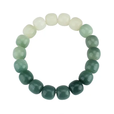 Natural Jade Buddhist Beaded Bracelet & Bangle for Women and Men Religious Jewelry DIY