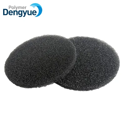 Fish tank Filtration Custom Sizes and Shapes Available Circular Black Filter Sponge