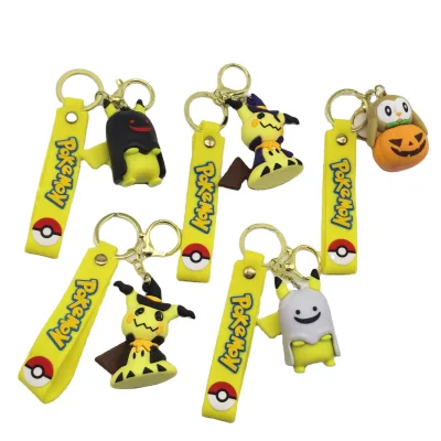Cartoon Halloween Little Yellow Mouse Keychain Doll Pendant Foreign Trade Bag Hanging Gift Wholesale