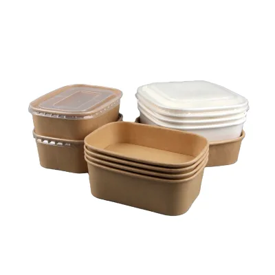 Wholesale Choice: Biodegradable Food-Grade Kraft Paper Bowls for Party, Wedding