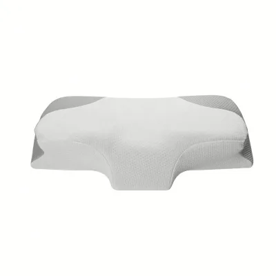 Orthopedic Ergonomic Cervical Pillow Neck Pain Relief Contour Memory Foam Linen Inflatable Feature Solid Animal Pattern Bedding