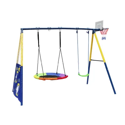 Zoshine Baby Swing Set with Two Seats Sturdy and Safe Guaranteed to Bring Endless joy Play Outdoor or Indoor