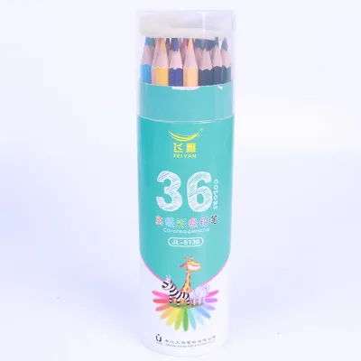 Popular 36Colors Pencils Hexagoncolor Pencil Set Kids Colorful l Wooden Pencil for Kids Painting