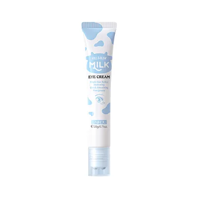 Natural Organic Caffeine Smooth Wrinkles Brighten 20g Reduce Dark Circle Anti Aging Laikou Milk Eye Roller Serum