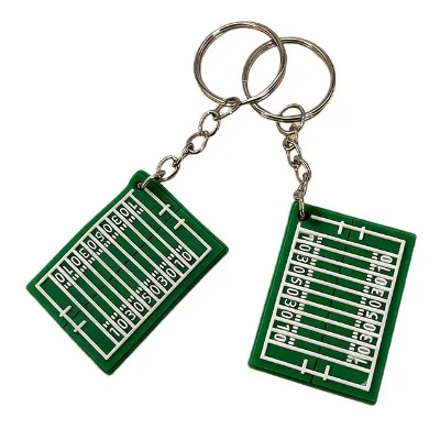 Customized Gift Items 3D PVC Plastic Promotional Keychain with Custom Logo Fireproof Cartoon Pattern Round Shape Fashion Trend