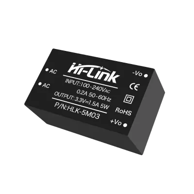 HLK-5M03 Hilink HLK-5M03 Factory isolated single output HLK-5M03 5W 3.3V 1.5A Hilink CE standard ac dc power converter module HL
