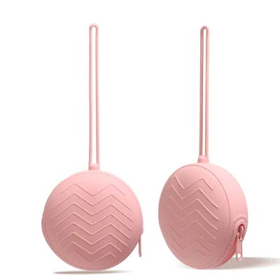 Cute Non-toxic BPA-Free Multipurpose Baby Items must Haves Soft Food Grade Silicone Lipstick Key Pouch Coin Purse Pacifier Case