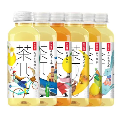 Low-price wholesale of international snacks and Chinese fruit tea beverages500ml