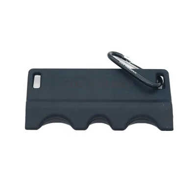 Professional Fiber Pool Cue Stick Accessory High Quality Rubber Rod Box 3 Holds Snooker Pool Room