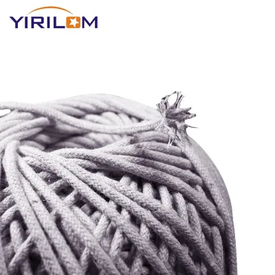 Cotton Ropes Wholesalers Custom 3mm Thick Grey Natural Craft Cotton Rope