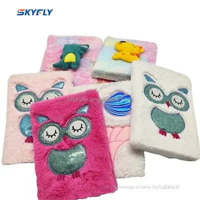 Cartoon Plush Notebook Cute Super Cute Rabbit Girl Heart Hand Ledger Creative Student Diary Notebook