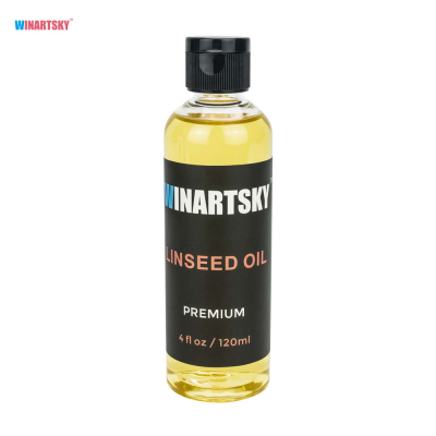 120ml OEM Pure Natural Plant Extract Flaxseed Oil Natural Oil Nail Serum Custom Logo Linseed Oil