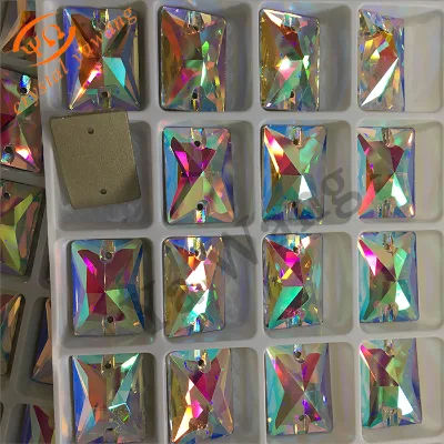 Fancy Shape Flat Back Sew on Glass Rhinestones Stones Sewing for Clothing Wedding Dress Decoration