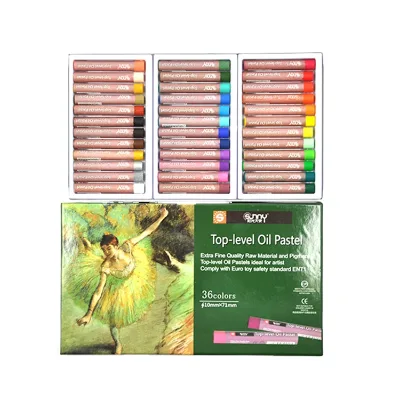 Great Art Gifts & Craft Soft Oil Pastels for Art Painting Drawing Blending Art Supplies Oil Crayons Pastels