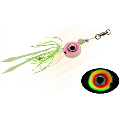 40g Fast Sinking Tair Rubber Slow Pitch Jig Strong Luminous in 40g 60g 80g 100g 120g 150g 180g 200g for Saltwater Fishing