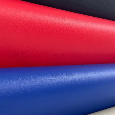 YUANHUA Factory Lichi Synthetic Faux PVC Artificial Leather Rolls Waterproof Abrasion-Resistant Leather Fabric Material for Car