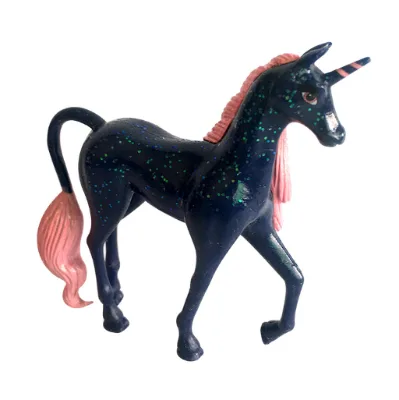 Vivid Plastic Running Horse Model Toy Customized logo Horse Toy