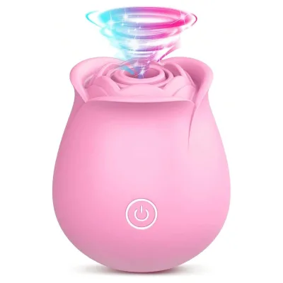 Rose Sex Toy for Women Rose Sucking Vibrator Clitoral Nipple Stimulator G Spot Personal Massager Dildo Women Couples Adult Sex