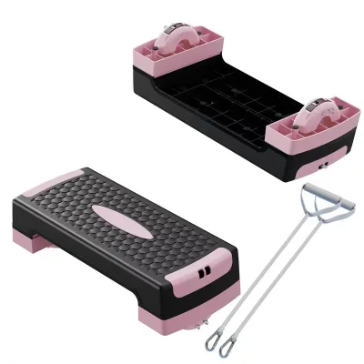 Home Gym Cardio Equipment Adjustable Height Fitness Step Platform Multi-Level Cardio Exercise Step Stool