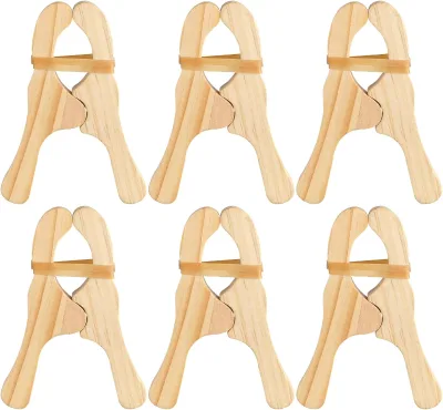 Wooden Play Clips for Kids Montessori Fort Building Clips Kit Giant Hanging Display Quilt Clip Wholesale