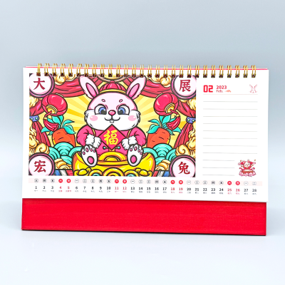 Countdown Stand Desk Calendar Table Printing Calendar Daily Weekly Planner Recycled Cardboard Everlasting Calendar for Office