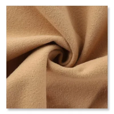 High Quality Girls' Shirts Medium Weight Solid 100% Polyester Double Face Brushed Fleece Knitting Fabric 170GSM Stretch Combed
