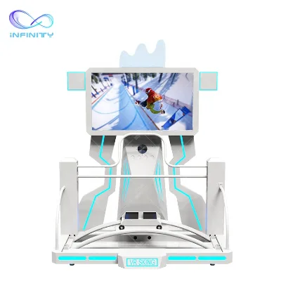 Vr Ski Full Experiense Standing Simulator Game Machine 5D 7D 9D Flight Skiing Virtual Reality Simulator for VR Park