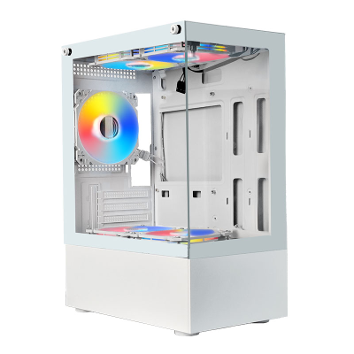 Choiyan Cheap Pc Computer Cases M-ATX Mini ATX case Classic Shape Office Desktop Type Pc case