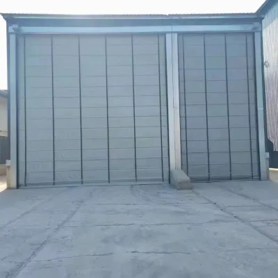 European Style Finger Protect Pu Panel Design Automatic Sectional Garage Door Sizes Secational Door Fast Stacking Door
