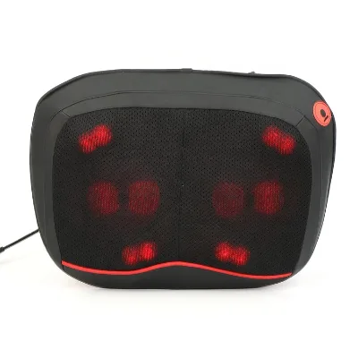 Wholesale Custom Portable 3D Shiatsu Promote Back Massager Pillow Cushion with Heating & Timing Control for Blood Circulation