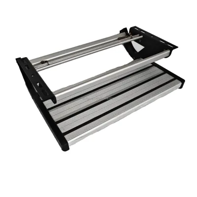 Strong Carbon Steel RV Camping Accessories Folding Manual Single Double Step