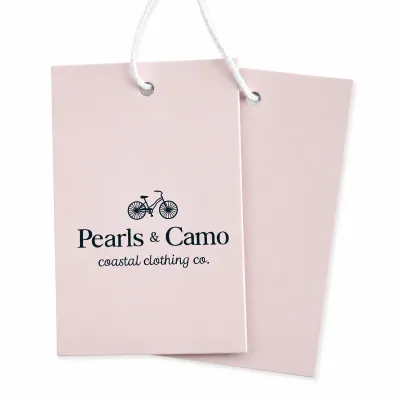 Ready Stock Hang Tags Custom Clothing Tags with Fast Delivery Paper Tags for Garment Packaging