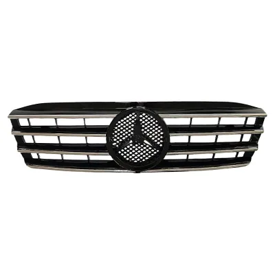W203 Class C 01-07 Sports Net Front Bumper Radiator Grille Ventilation Intake Lower Mesh Plastic New