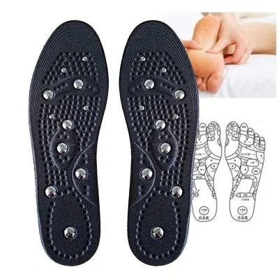 Therapy Women Sandal 3angni Pu Old People Orthotic Health Coconut Palm Style Gel Light Weight Magnetic Foot Massage Insoles