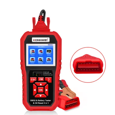 KW890 Car OBD2 Scanner Automotive Escaner with Battery Tester and Oil Light Reset Engine Analyzer 2 Year Warranty